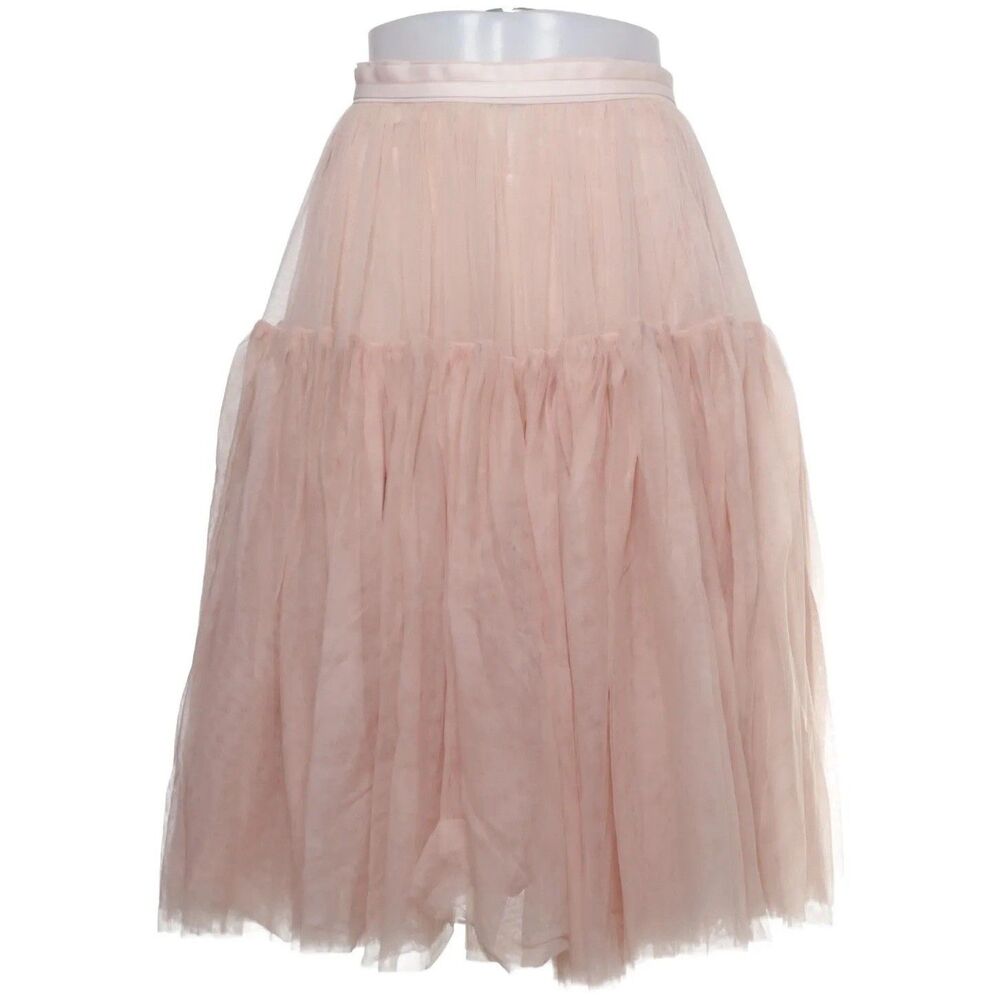 NWT Needle & Thread Voluminous Tulle Skirt Pink Midi Lined Lace Tutu US 2 Fairy
